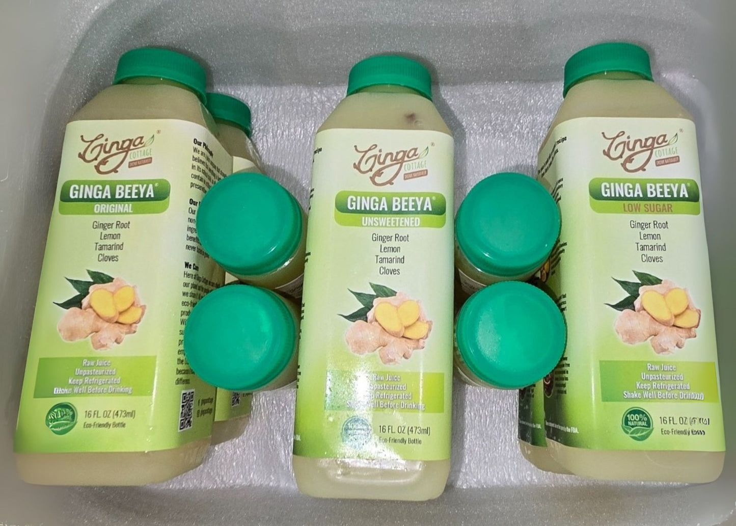 Ginger Beverage – 16 oz Bottle